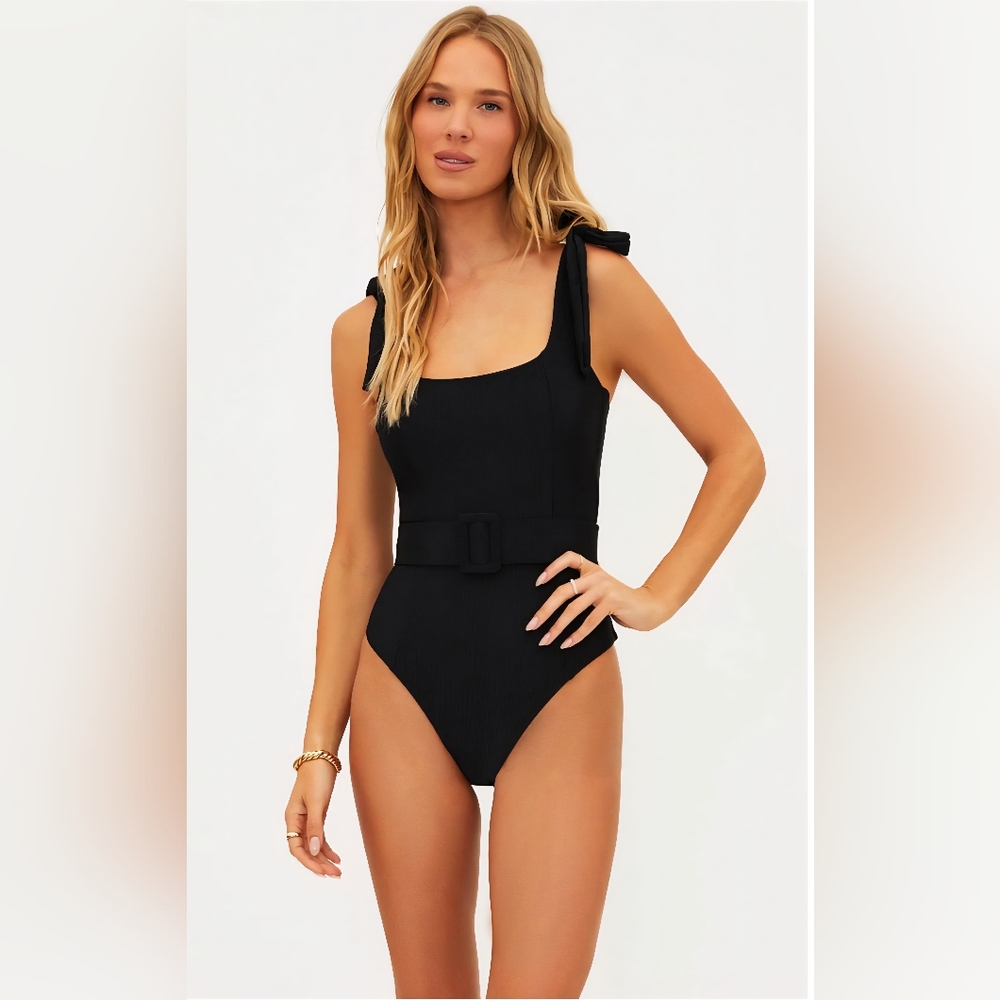 NWOT BeachRiot Sydney One Piece Swimsuit Navy Small